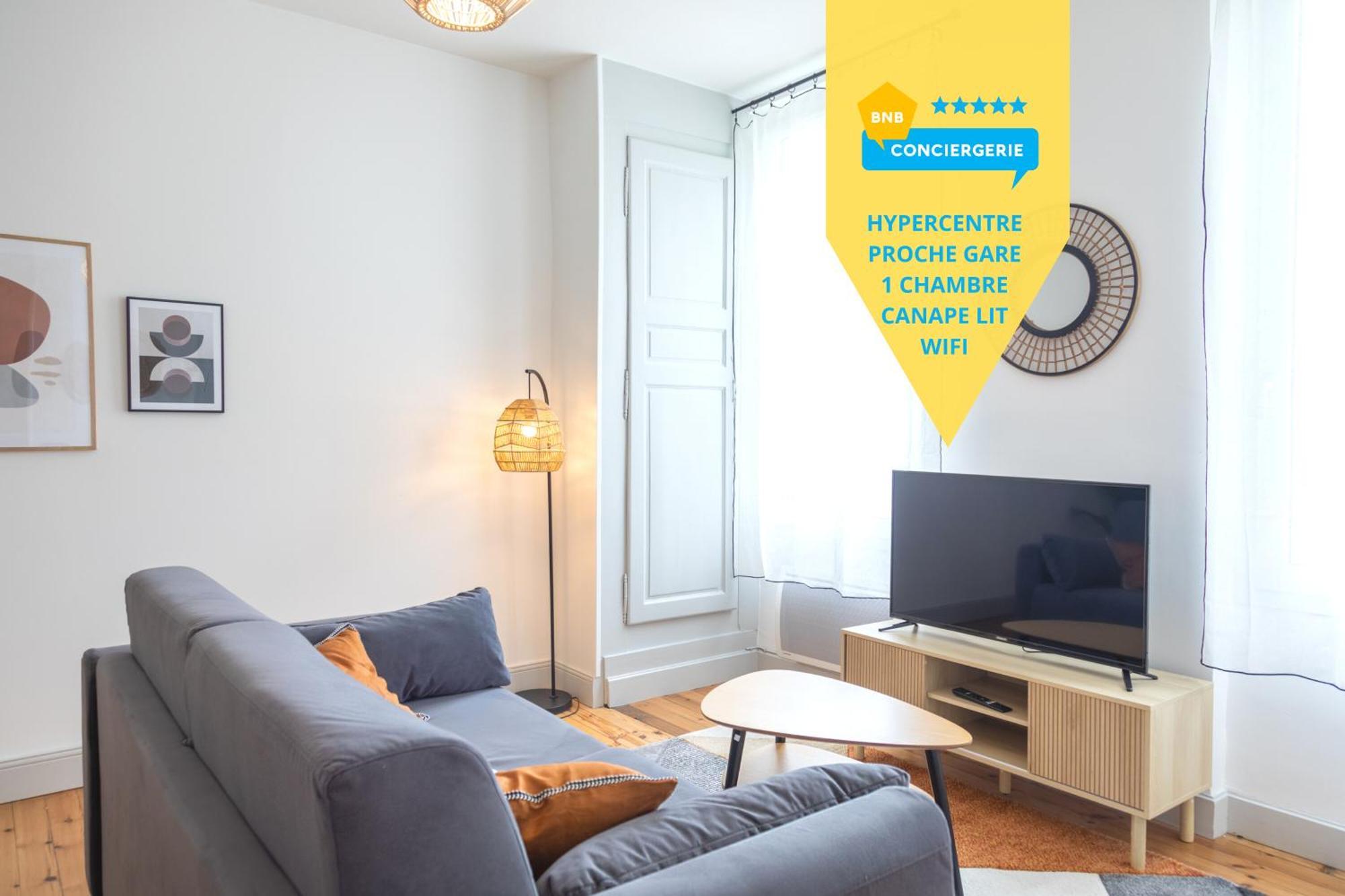 Le Cosy Magnifique T2 Neuf Centre Ville Gare 800 M Ажан Екстериор снимка
